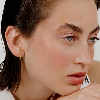 Soft Line Studs Roségold