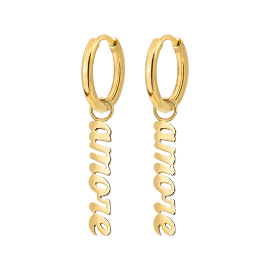 Amore puro Hoop Set Small Gold
