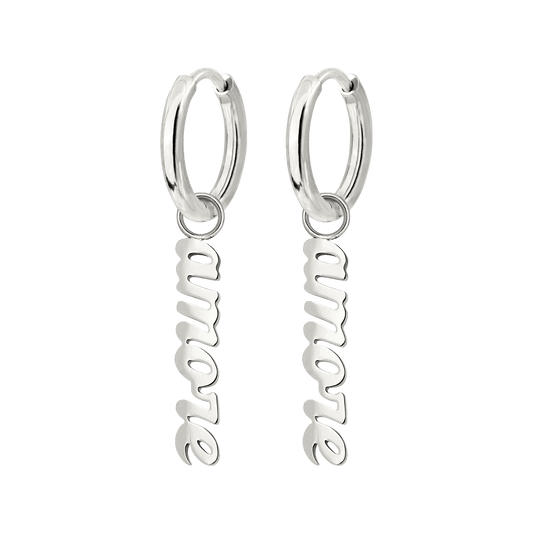 Amore puro Hoop Set Small Silber