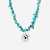 Blue Lagoon Necklace Silber