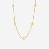 Boho Coin Necklace Gold