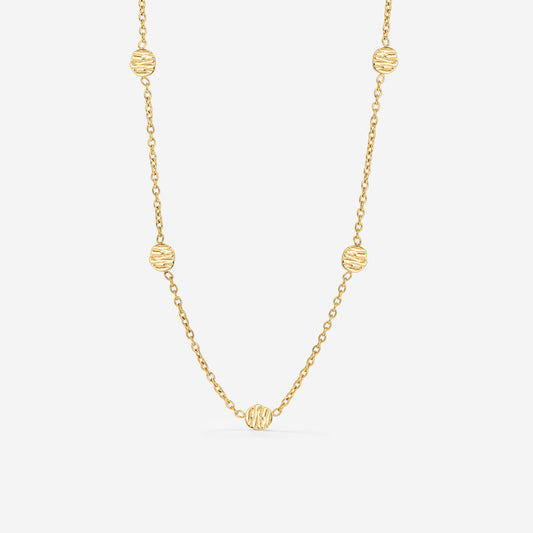 Boho Coin Necklace Gold