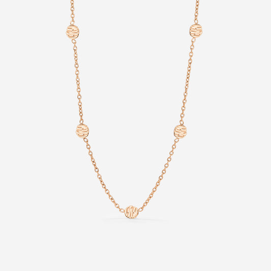 Boho Coin Necklace Roségold