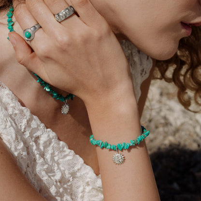 Blue Lagoon Bracelet Silber
