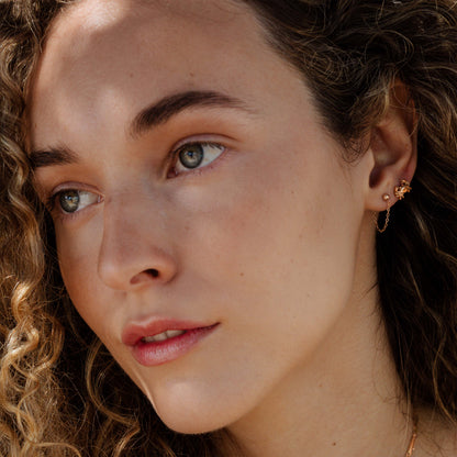 Crab Chaser Studs Roségold