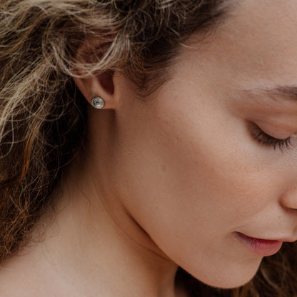 Ocean's Echo Studs Silber