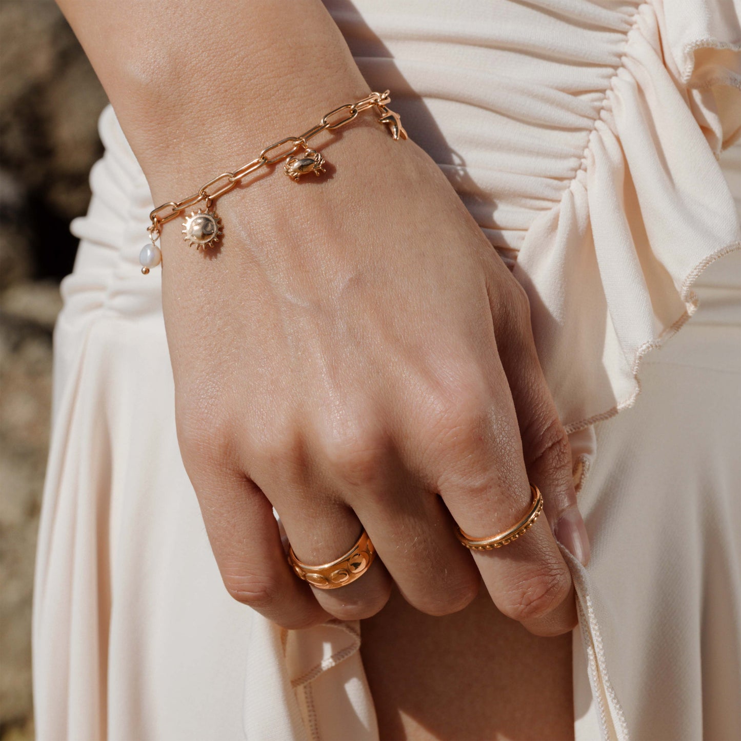 Seaside Treasures Bracelet Roségold