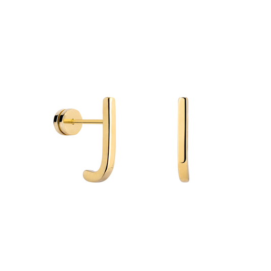 Clean Edge Studs Gold
