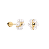 Daisy Studs Gold