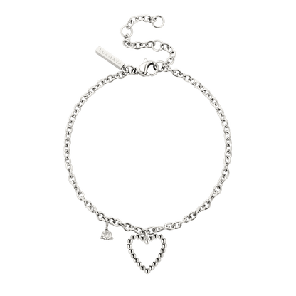 Heart of Gold Bracelet Silber
