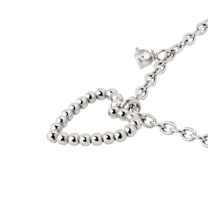 Heart of Gold Necklace Silber
