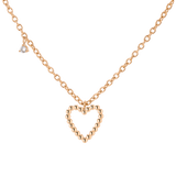 Heart of Gold Necklace Roségold