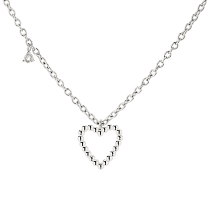 Heart of Gold Necklace Silber