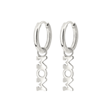 Mom Forever Hoop Set Small Silber