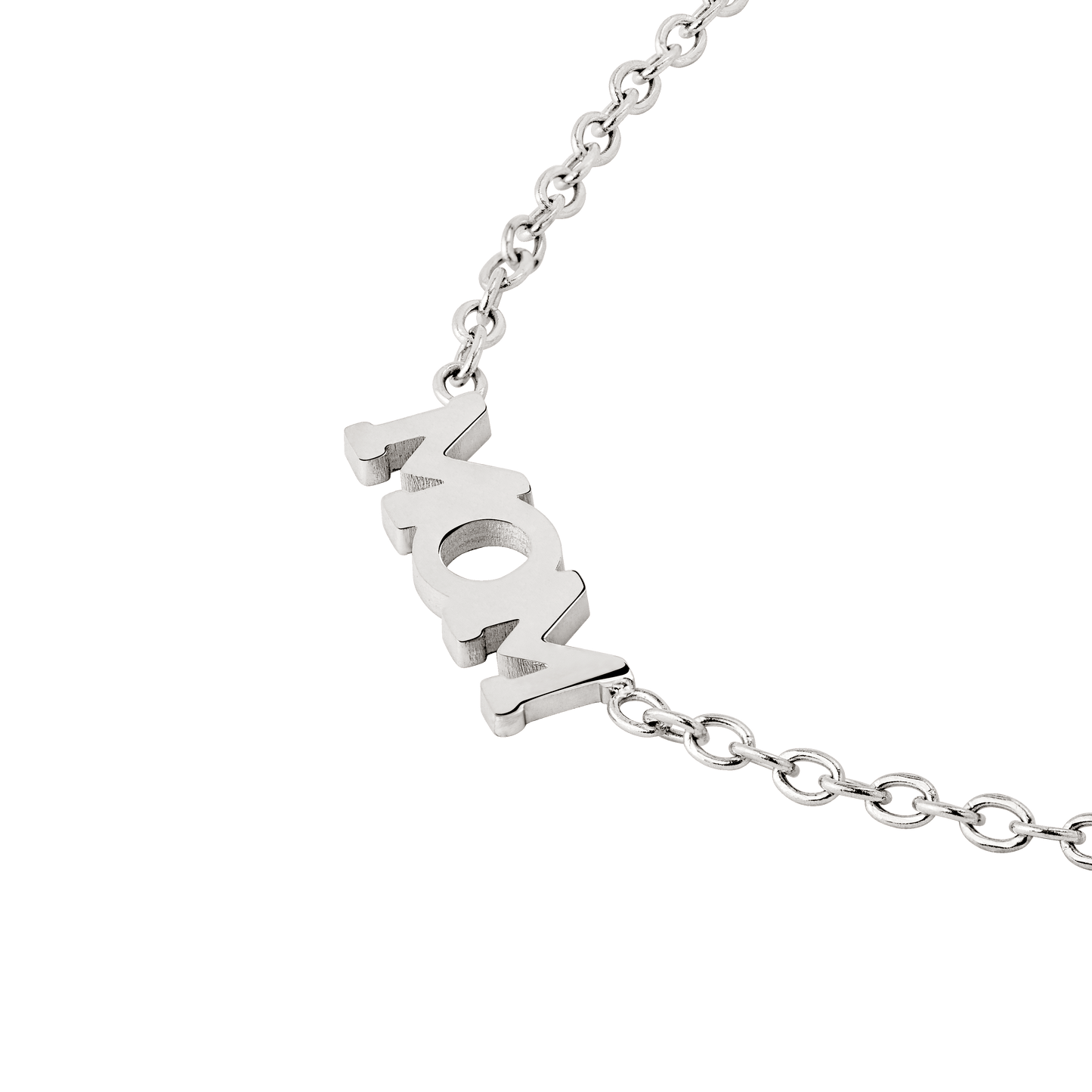 Mom Forever Necklace Silber
