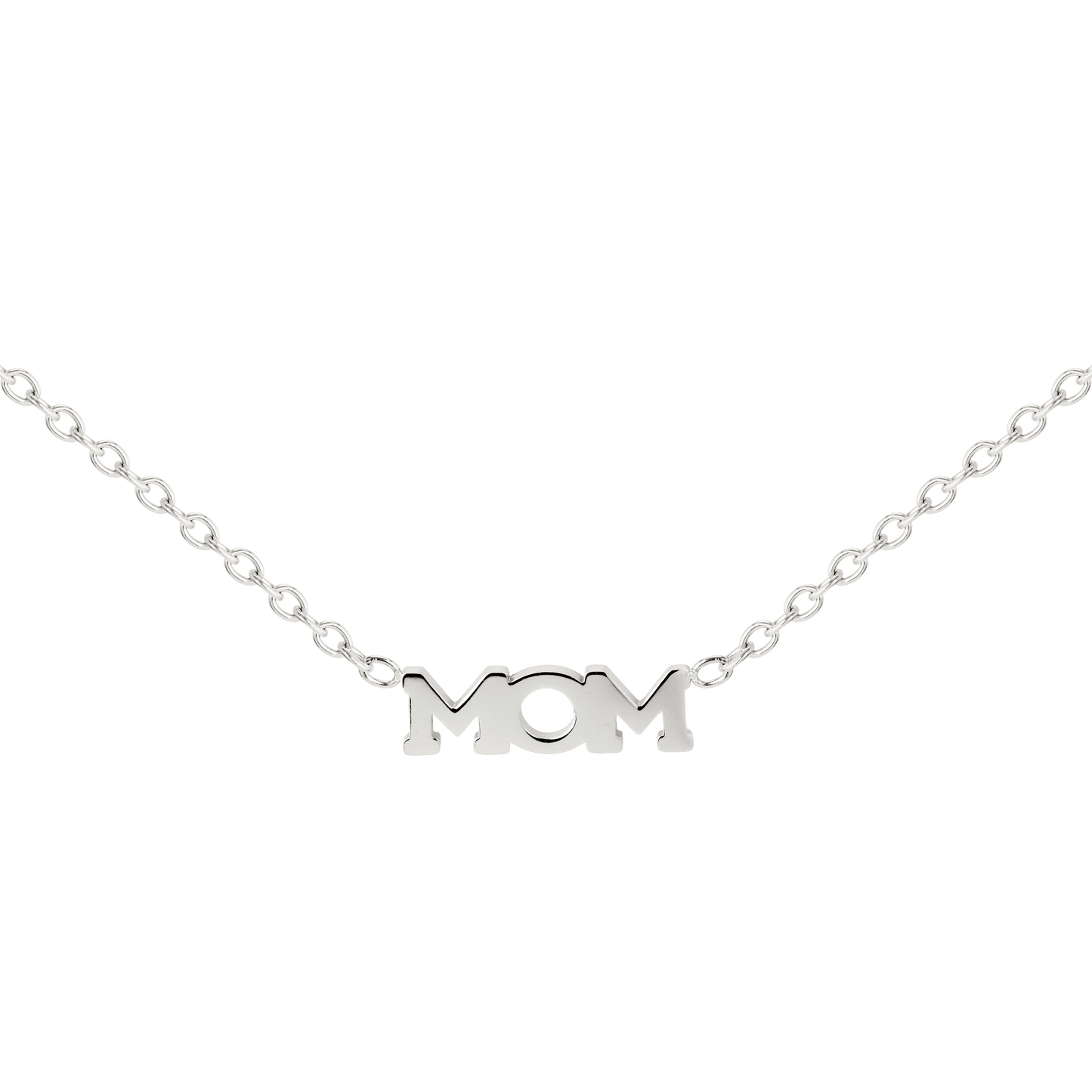 Mom Forever Necklace Silber
