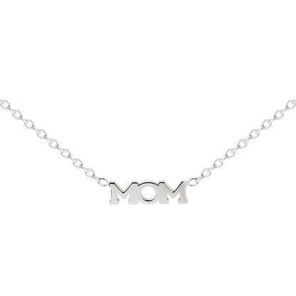 Mom Forever Necklace Silber