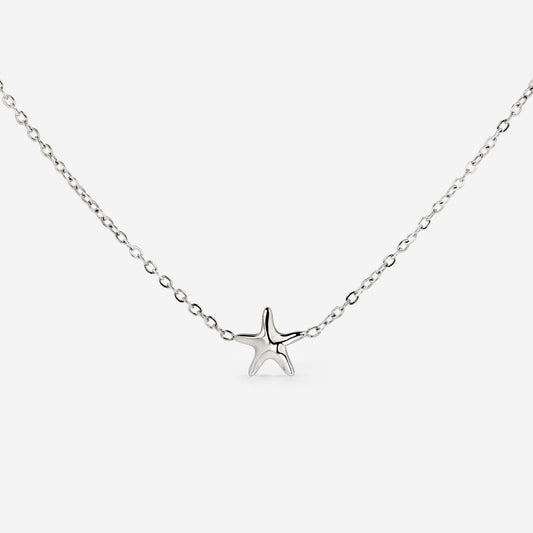Sea Star Choker Silber