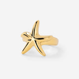 Sea Star Ring Gold