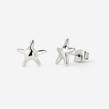 Sea Star Studs Silber