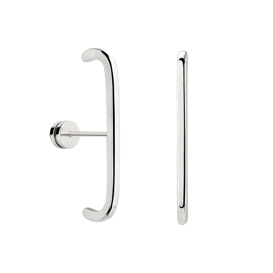 Soft Line Studs Silber