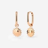 Solaris Oval Hoop Set Baby Roségold