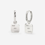 You are loved Hoop Set Small Silber