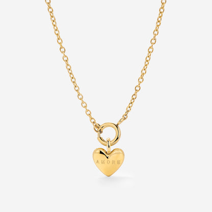 Amore Mio Classic Chain Necklace Set Gold