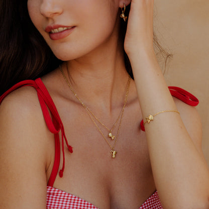 Coffee Lover Necklace Gold