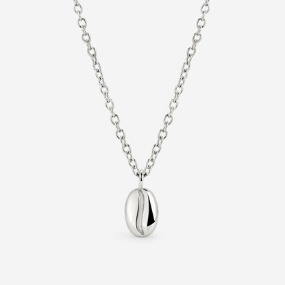 Golden Bean Necklace Silber