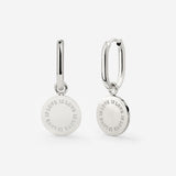 Love is Love Oval Hoop Set Baby Silber