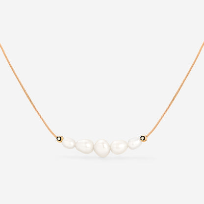 Pearlessence Choker Roségold