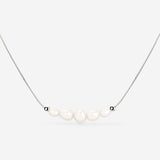 Pearlessence Choker Silber