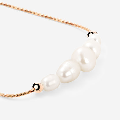 Pearlessence Choker Roségold