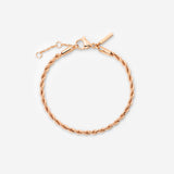 Rope Chain Bracelet Roségold