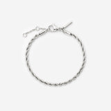 Rope Chain Bracelet Silber