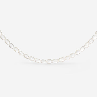 Perlita Choker Silber