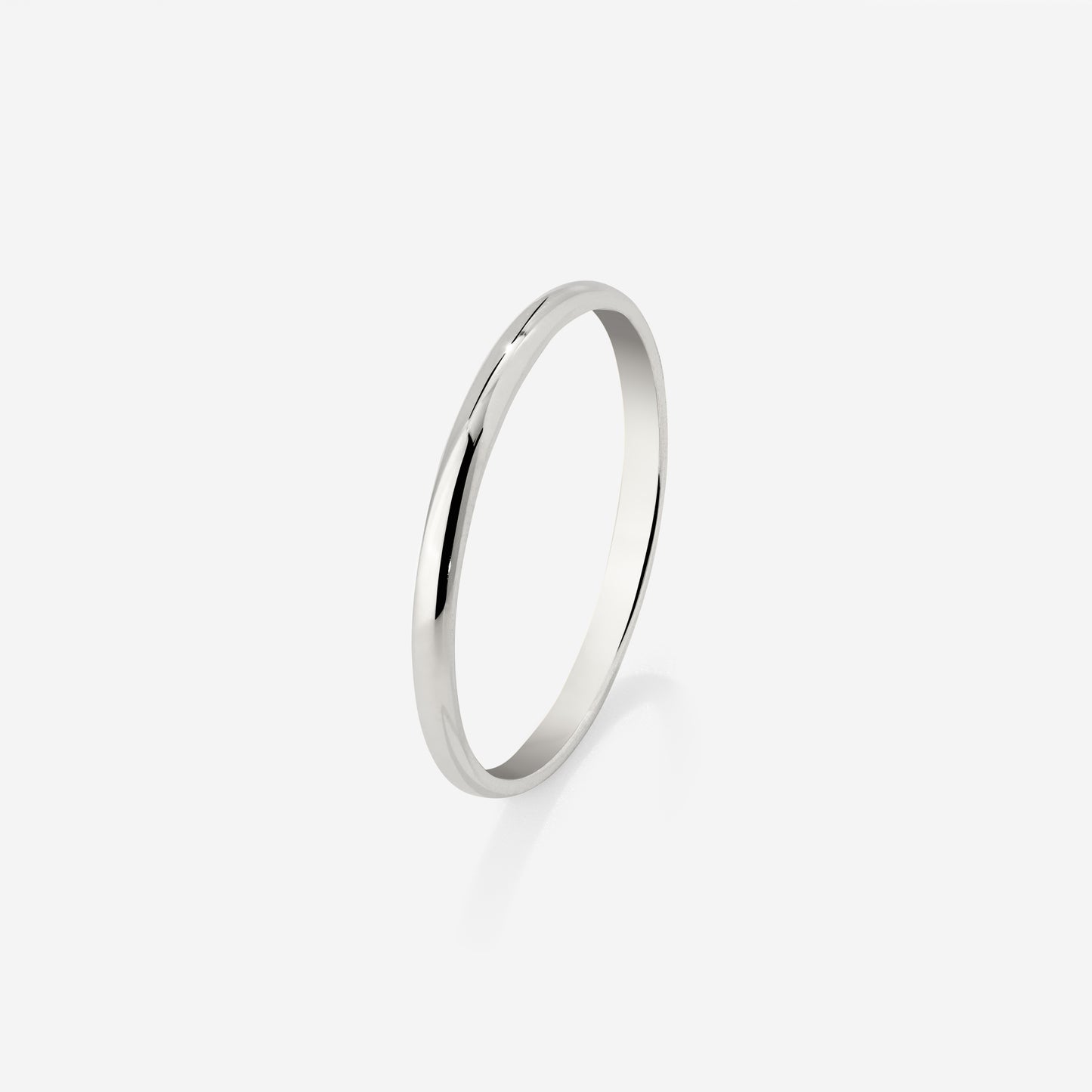 Fine Line Ring Silber