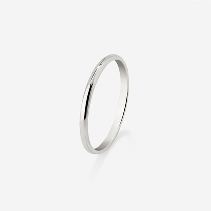 Fine Line Ring Silber