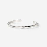 Flowing Bangle Silber