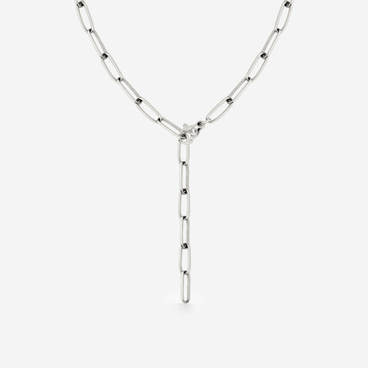 Honey Y-Necklace Silber