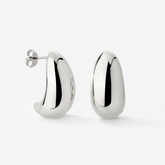 Huggie Studs Silber