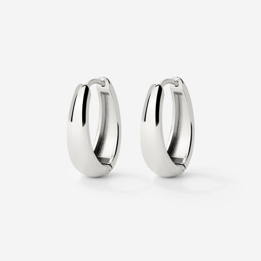 Seeker Hoops Silber