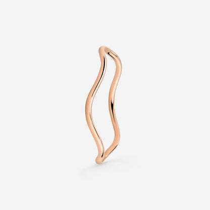 Slim Wave Ring Roségold