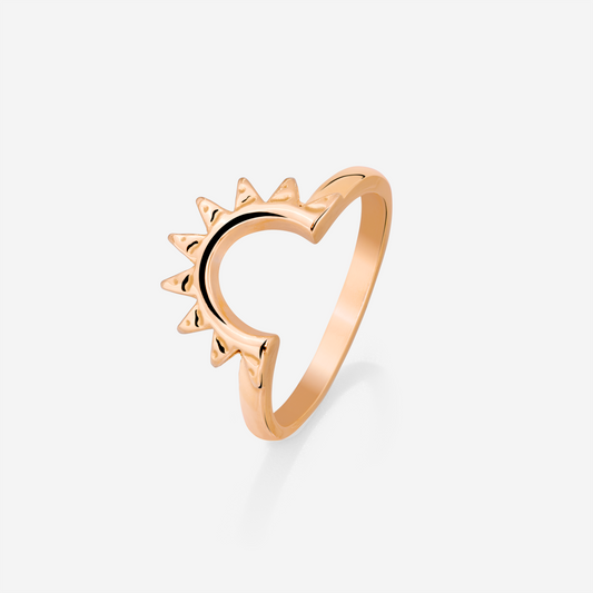 Sun Ray Ring Roségold