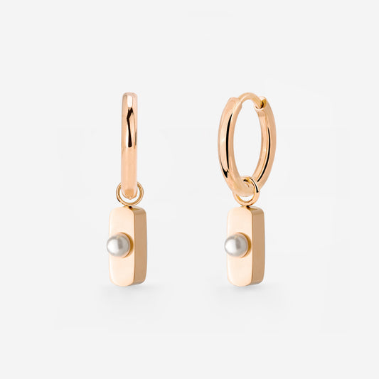Time Travellers Hoop Set Small Roségold