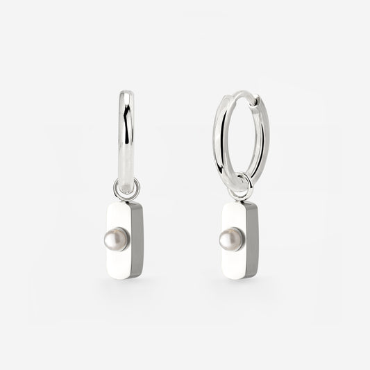 Time Travellers Hoop Set Small Silber