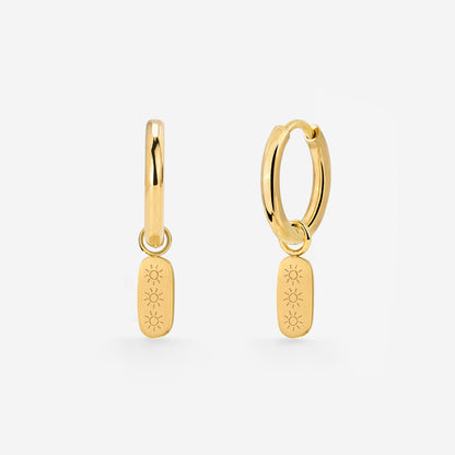 Under the Sun Hoop Set Small Gold