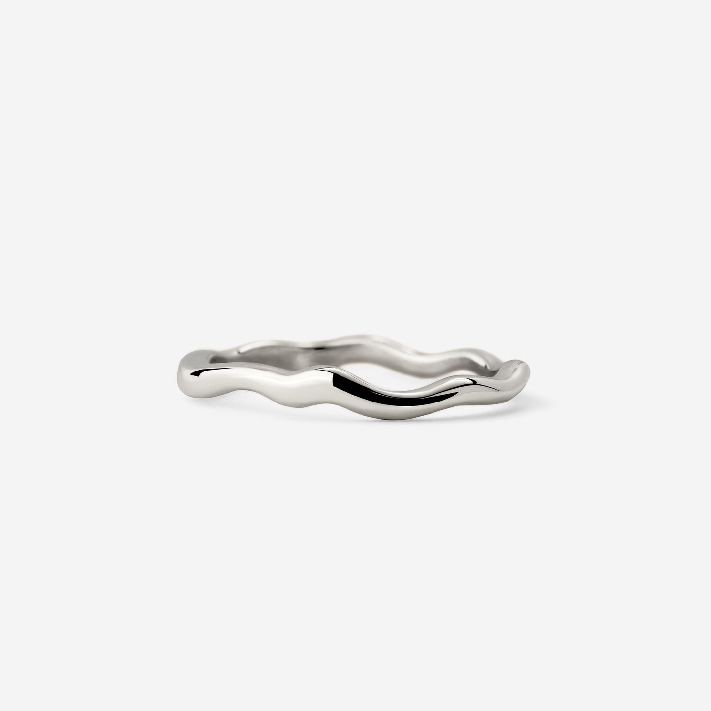 Flowing Ring Silber