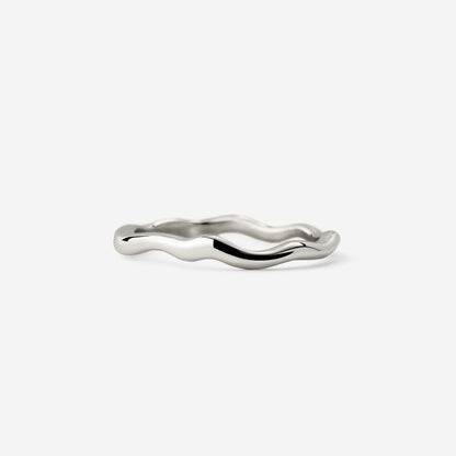 Flowing Ring Silber